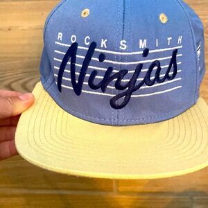 Rocksmith ninjas blue yellow snapback hat